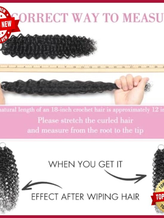 20 Inch Curly Human Hair Extensions Knotless Pre-Separated Wet Wavy main image 5